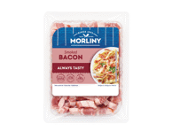 Šaltai rūkyti kiaulienos šoninės kubeliai MORLINY, 200 g