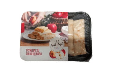 Blyneliai su obuolių įdaru, 400 g - 2
