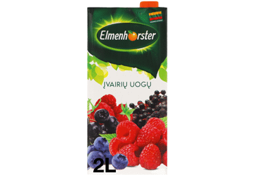 Įvairių uogų sulčių gėrimas ELMENHORSTER, 2000 ml - 1