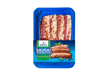 Sausai marinuoti BRAZILIŠKI kiaulienos šoninės kepsneliai, 300 g