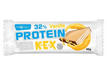 Baltyminis vaflis MAX SPORT, vanilinis, be glitimo, 40 g Baltyminis vaflis MAX SPORT, vanilinis, be glitimo, 40 g