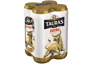 Alus TAURAS EKSTRA, 4 vnt., 2272 ml
