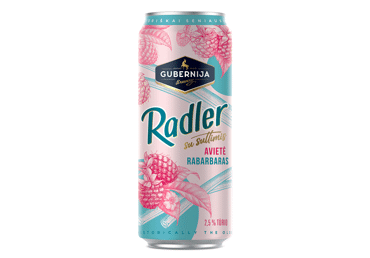 Alaus kokteilis GUBERNIJA, aviečių ir rabarbarų skonio, 500 ml