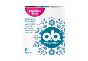 Higieniniai tamponai O.B. PRO COMFORT MINI, 8 vnt.