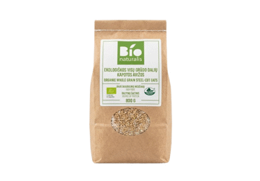 Ekologiškos kapotos avižos BIONATURALIS, 800 g - 3