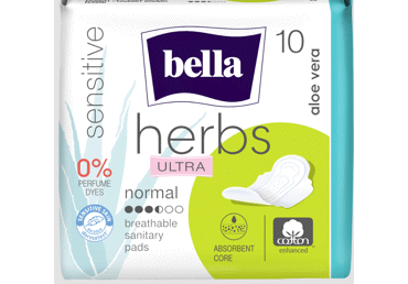 Higieniniai paketai BELLA Herbs Sensitive Ultra Normal, 10 vnt.