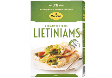 Miltinis mišinys MALSENA pikantiškiems lietiniams kepti, 400 g