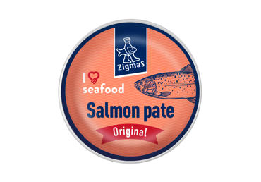 Lašišų paštetas ZIGMAS I LOVE SEAFOOD, 85 g - 2