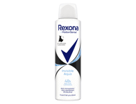 Moteriškas purškiamasis antiperspirantas REXONA INVISIBLE AQ, 150 ml