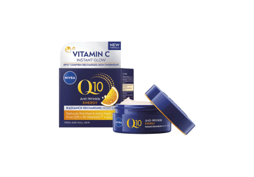 NIVEA Q10 ANTI-WRINKLE ENERGY SKAISTUMĄ ATKURIANTIS NAKTINIS KREMAS, 40 ml - 2