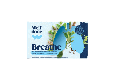 Žolelių arbata BREATHE WELL DONE, 30 g