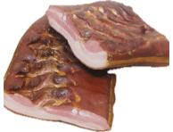 Karštai rūkyta kiaulienos šoninė, a. r., 1 kg