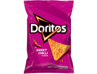 Kukurūzų traškučiai DORITOS, saldžių aitriųjų paprikų skonio, 90 g