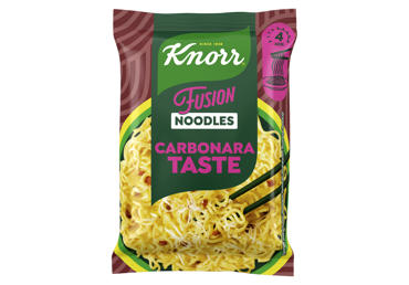 Greitai paruošiami makaronai KNORR CARBONARA FUSION, 64 g
