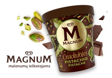 Valgomieji ledai MAGNUM, pistacijų skonio, 311 g - 1