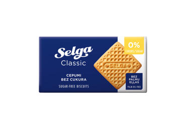 Sausainiai SELGA be cukraus, su saldikliu, 180 g - 2