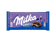 Pieninis šokoladas MILKA su sausainiais OREO, 92 g