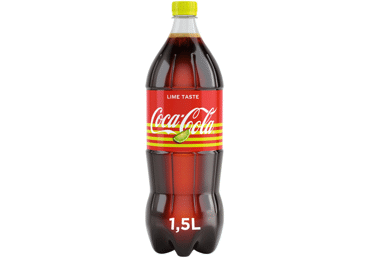 Gazuotas kolos ir citrinų sk.gaivusis gėrimas COCA COLA LIME, 1,5 l