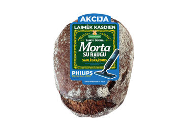 Tamsi duona su raugu ir saulėgrąžomis MORTA, 500 g