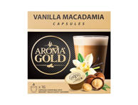 Kavos kapsulės AROMA GOLD VANILLA MACADAMIA, 256 g