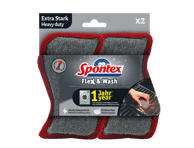 Šveitimo kempinėlės SPONTEX Flex & Wash Heavy Duty, 2 vnt