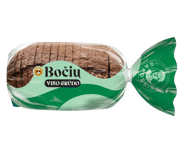 BOČIŲ tamsi duona su viso grūdo dalių miltais, 500 g