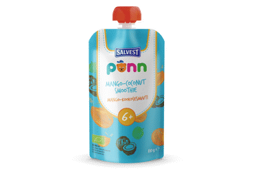 PONN ekologiška mangų ir obuolių tyrė su kokosų gėrimu, 110 g (6 mėn.)