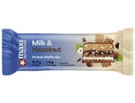 Baltyminis vaflinis batonėlis su riešutais MAXI NUTRITION, 40 g