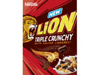 Sausi pusryčiai LION TRIPLE CRUNCHY NESTLE, 300 g