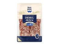 Vytinta, pjaustyta DIDIKŲ dešra WELL DONE, a. r., 100 g