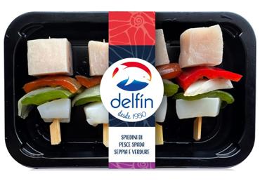 Šaldytas durklažuvių, sepijų ir daržovių iešmelis DELFIN, 275 g