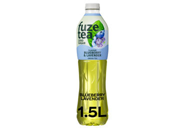 Šalta arbata FUZE TEA, mėlynių, levandų skonio, 1.5 l