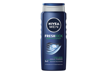 Vyriška dušo želė NIVEA MEN FRESH KICK, 500 ml