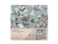 Patalynės komplektas 200x220/2x50x70cm, pilkos gėlės