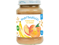 KOŠĖ Eko Persikų, bananų, avižų - 6 mėn 0.19/190g, MARMALUZI