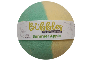 Vonios burbulas BUBBLES SUMMER APPLE, 115 g