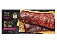 Lėtai virti kiaul. šonkauliai WELL DONE su barbekiu padažu, 600 g