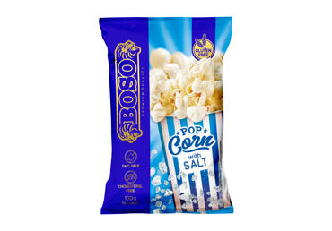 Spraginamieji kukurūzai BOSO su druska, 100 g