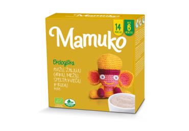 Ekologiškų įvairių kruopų mišinys MAMUKO KOŠĖ, 240 g