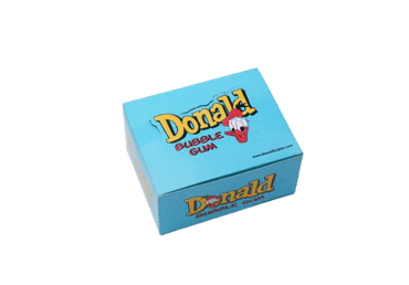 Kramtomoji guma DONALD BOX, 100 vnt., 150 g