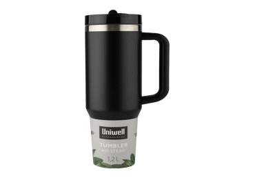 Gertuvė su šiaudeliu UNIWELL, 1200 ml - 1