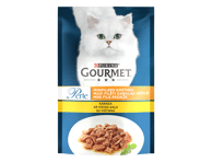 Konserv. visavertis kačių ėdalas GOURMET PERLE su vištiena, 85 g