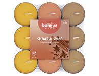 Skridininės žvakės BOLSIUS Sugar Spice, 18 vnt