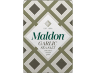 Druskos dribsniai MALDON, česnakų skonio, 100 g