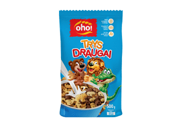 Sausi pusryčiai OHO TRYS DRAUGAI, 500 g