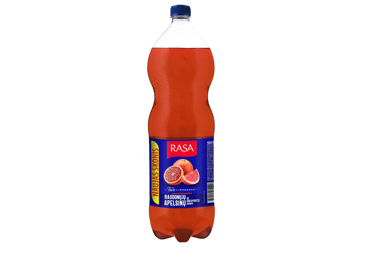 Gazuotas gėrimas RASA, raudonųjų apelsinų, greipfrutų skonio, 2 l