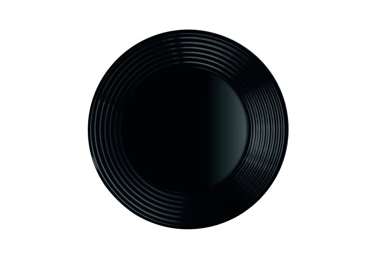 Sriubos lėkštė HARENA BLACK, 23 cm, 1 vnt.