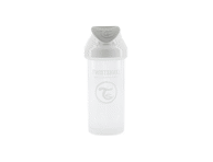 Twistshake buteliukas su šiaudeliu 360 ml nuo 6mėn baltas 78592
