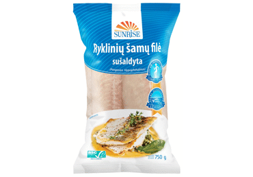 Šaldyta ryklinių šamų filė SUNRISE be odos, 750 g