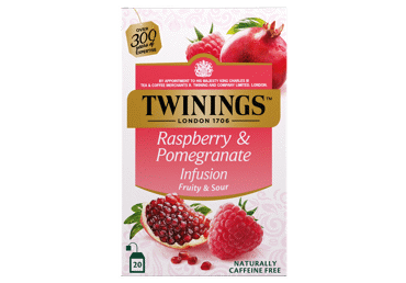 Arbata TWININGS, aviečių ir granatų skonio, 20 vnt.